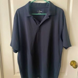 Mens Grand Slam XL dark navy blue golf shirt